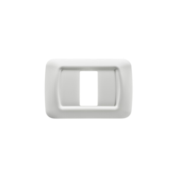 Plaque 1 pos.blanc nuage top system - Gewiss - GW22501
