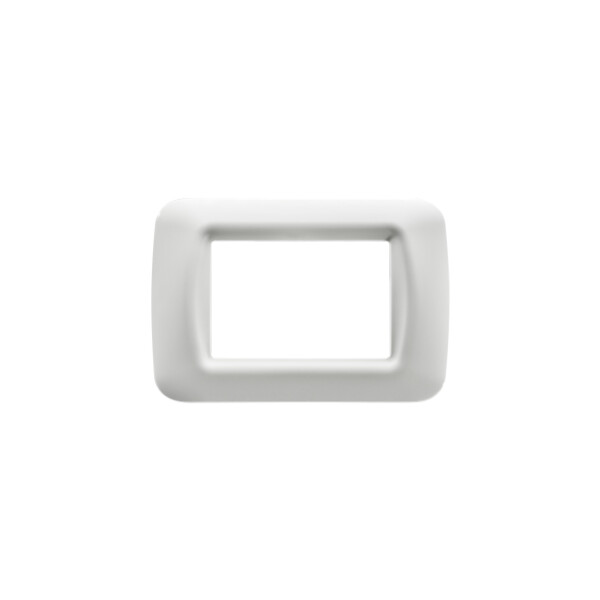 Plaque 3 pos.blanc nuage top system - Gewiss - GW22503