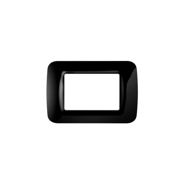 Plaque 3 pos.noir toner top system - Gewiss - GW22513