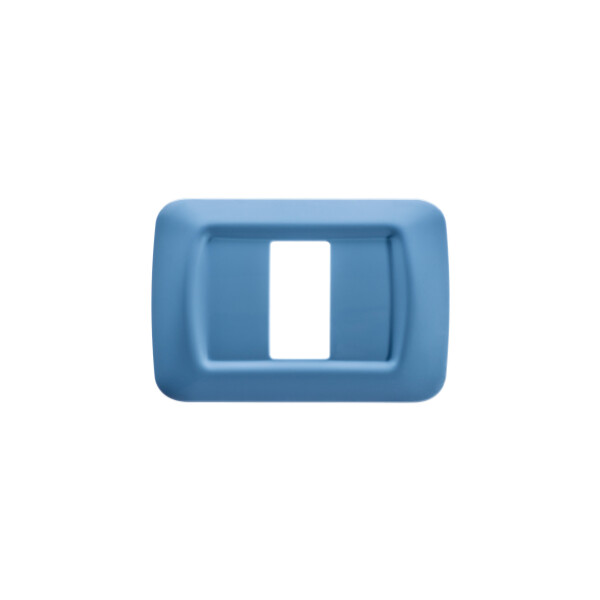 Plaque 1 pos.bleu ciel top system - Gewiss - GW22561