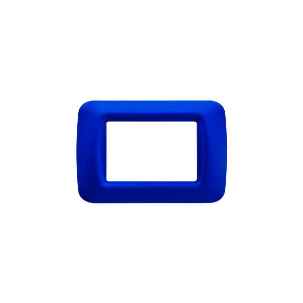 Plaque 3 pos.bleu jazz top system - Gewiss - GW22573