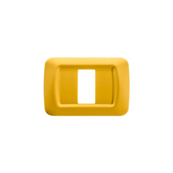 Plaque 1 pos.jaune mais top system - Gewiss - GW22581