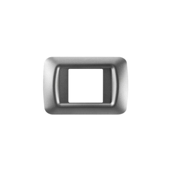 Plaque 2 pos.titane metallise top system - Gewiss - GW22602