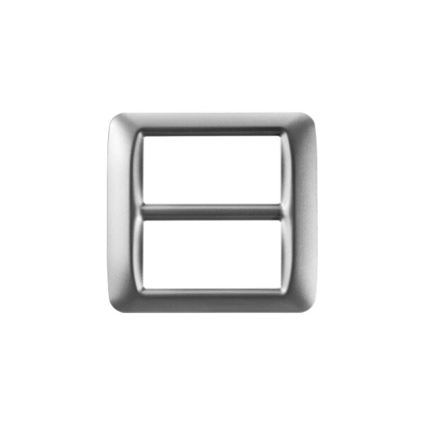 Plaque 8 pos.titane metallise top system - Gewiss - GW22607