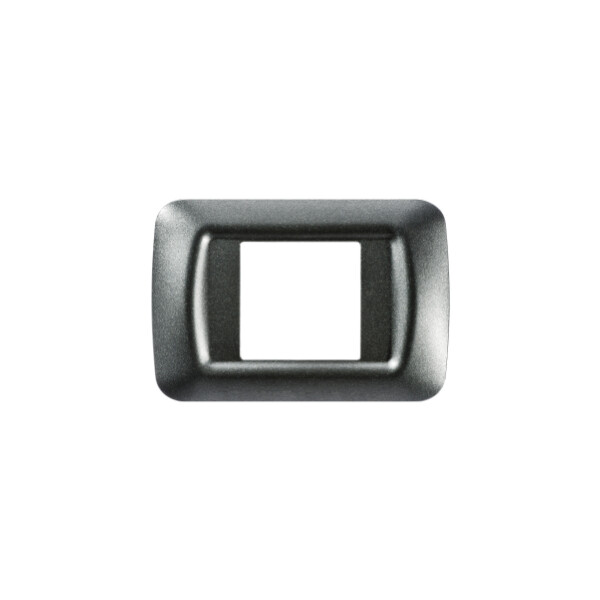 Plaque 2 pos.ardoise metall.top system - Gewiss - GW22612