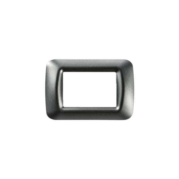 Plaque 3 pos.ardoise metall.top system - Gewiss - GW22613