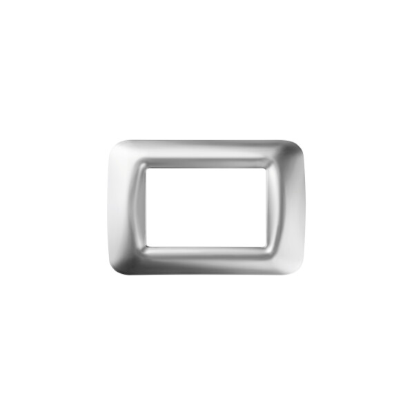 Plaque 3 pos.chrome soft top system - Gewiss - GW22653