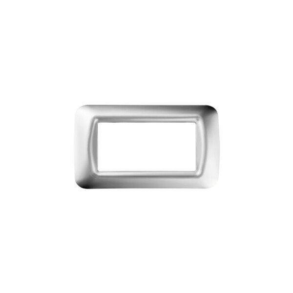 Plaque 4 pos.chrome soft top system - Gewiss - GW22654
