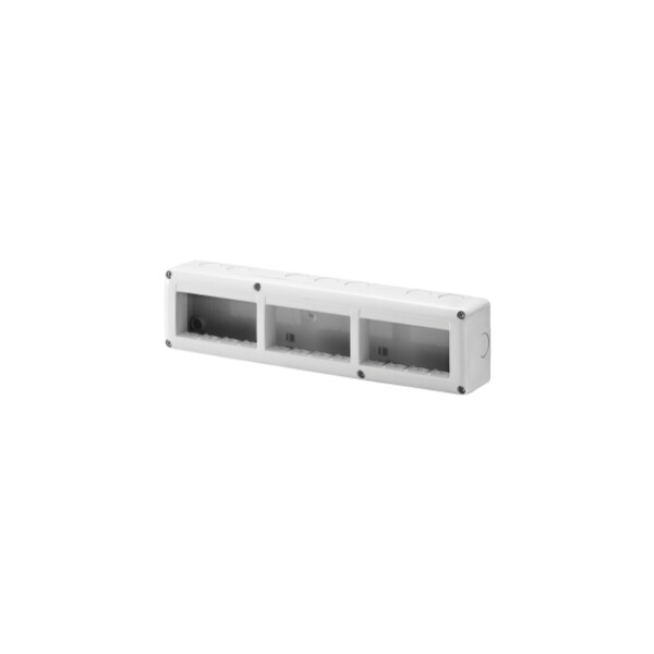 Coffr 12(3x4) postes horiz.prot. - Gewiss - GW27007