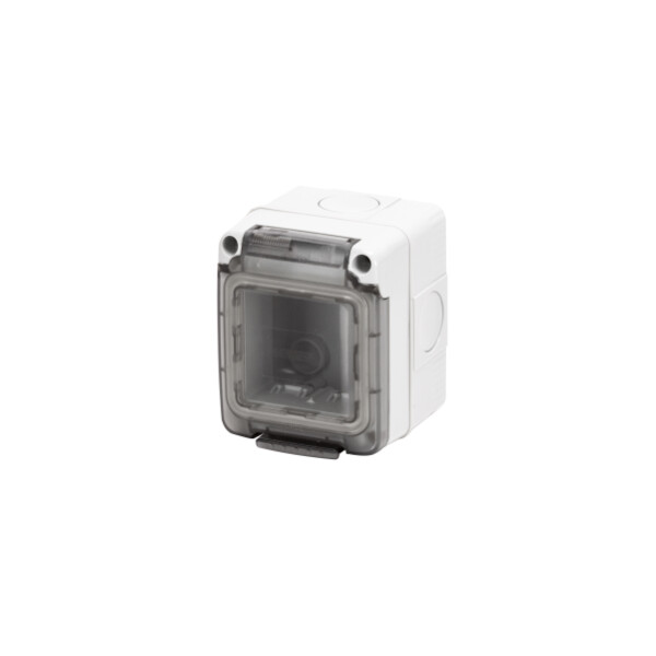 Boitier 2 postes ip65 2m couv. rigide - Gewiss - GW27062