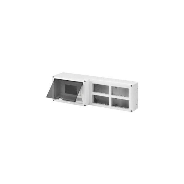 Coffr pr.8mod.din+(4x4)mod.system - Gewiss - GW27073