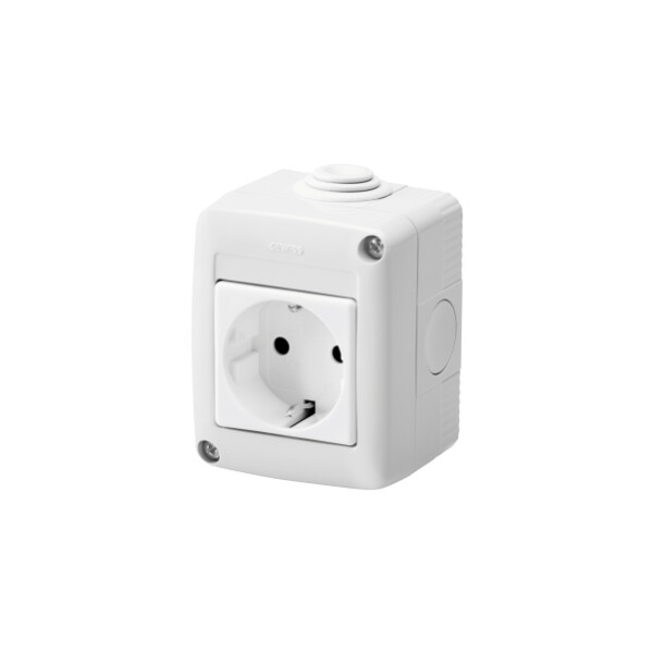 Prise st.all.2p+t 16a protegee - Gewiss - GW27814