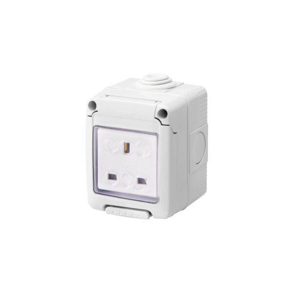 Prise st.brit.2p+t 13a etanche - Gewiss - GW27843
