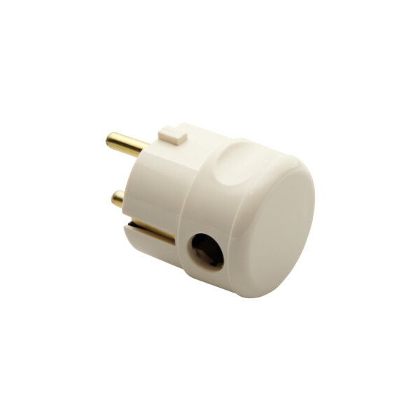 Fiche 90°2p+t 16a 250v unel blanc. - Gewiss - GW28012