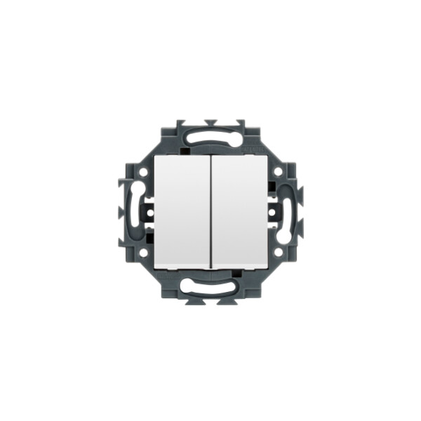 Double va-et-vient c.auto.1p 10ax blanc - Gewiss - GW35033WP