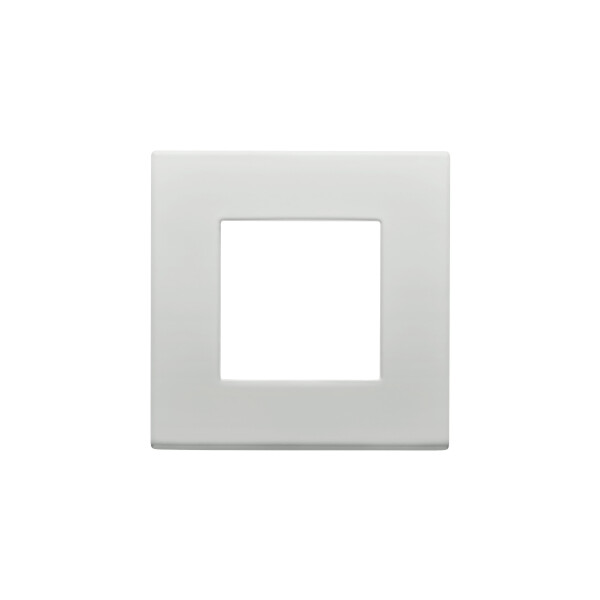 Plaque dahlia 1 poste gris clair - Gewiss - GW35901AG