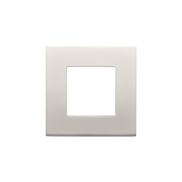 Plaque dahlia 1 poste ivoire - Gewiss - GW35901AY