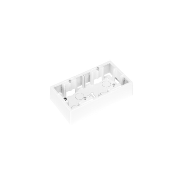 BoÎtes en saillie dahlia 2 postes blanc - Gewiss - GW35912