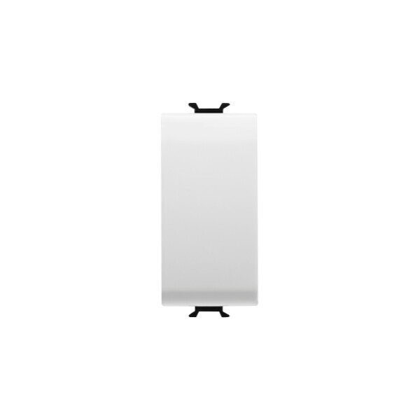 Push-button 1p 250v ac - no 16a - neutral button key - 1 module - white - antibacterial - chorus - Gewiss - GW10131AB