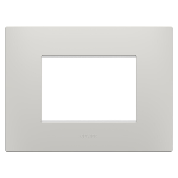 Plaque ego rectangulaire 3p argile - Gewiss - GW16003CY