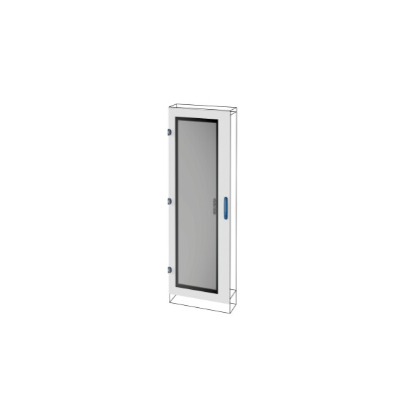 Qdx 630h pavim porta vetro 600x1600 - Gewiss - GWD3199