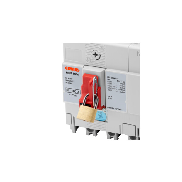 Blocco a lucchetto msx/m160c-250c - Gewiss - GWD8671