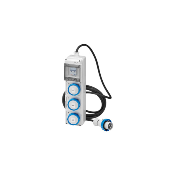 Q-din 5 acs iec 3x3p 16a mobile - Gewiss - GW68244N