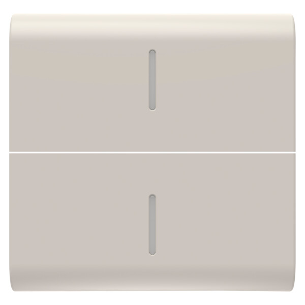 Touche inter. axial 2 diffuseurs 2p beig - Gewiss - GW13558S