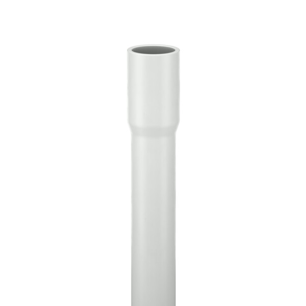 Conduit isolant rigide lisse - irl - 3321 - tulipé  - nf - longueur 2,4m - diamètre 20mm - gris ral7035 - botte de 10 barres - Gewiss - AS04677