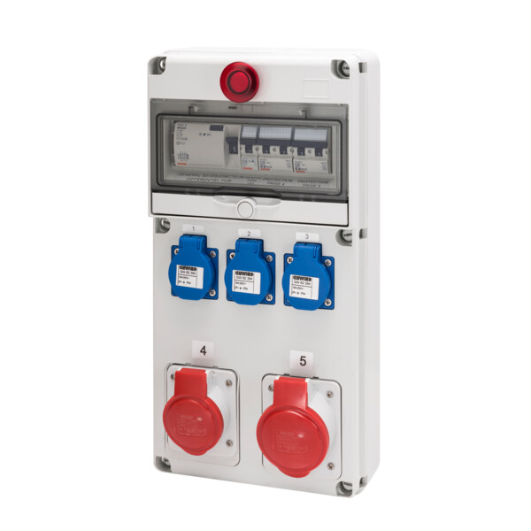 Q-din10 3x230v16a+1x400v16a+1x400v32a em - Gewiss - FR60357