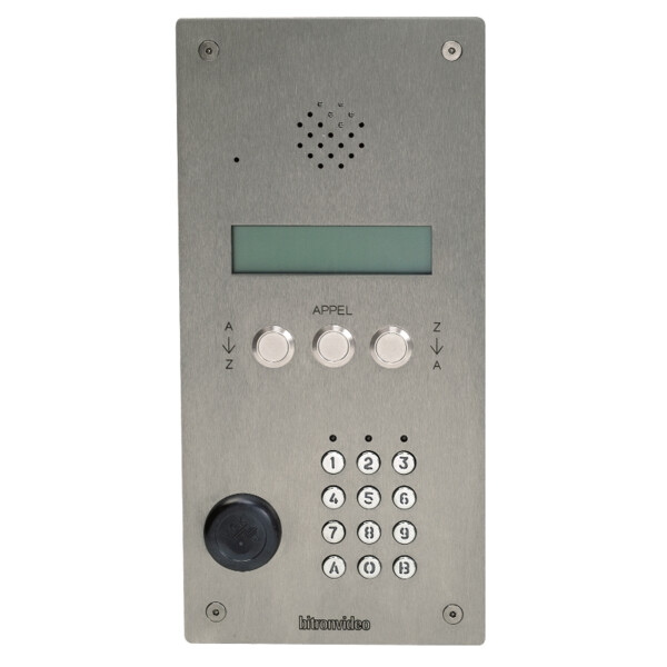 Platine digitale à défilement de noms inox 2.5 mm audio (1+n), clavier codé  - Golmar - UAD4012_2