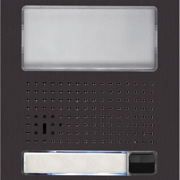 Platine nexa inox black audio/vidéo gb2/g2p