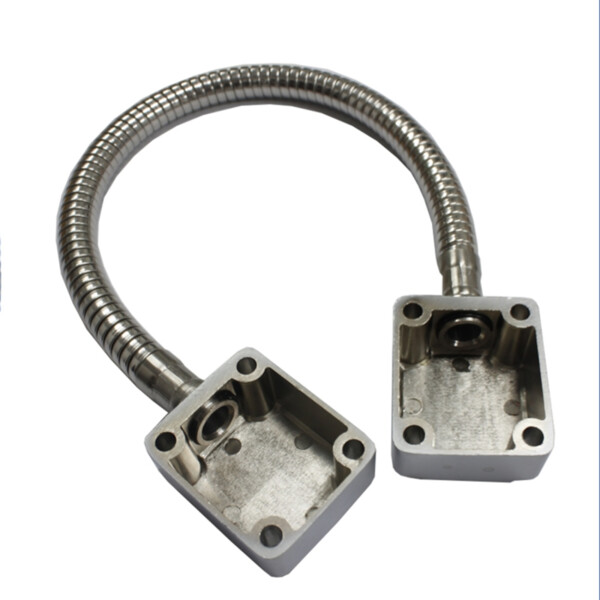 Flexible en inox de 40 cm avec embouts en métal - Golmar - TFLEX40/M