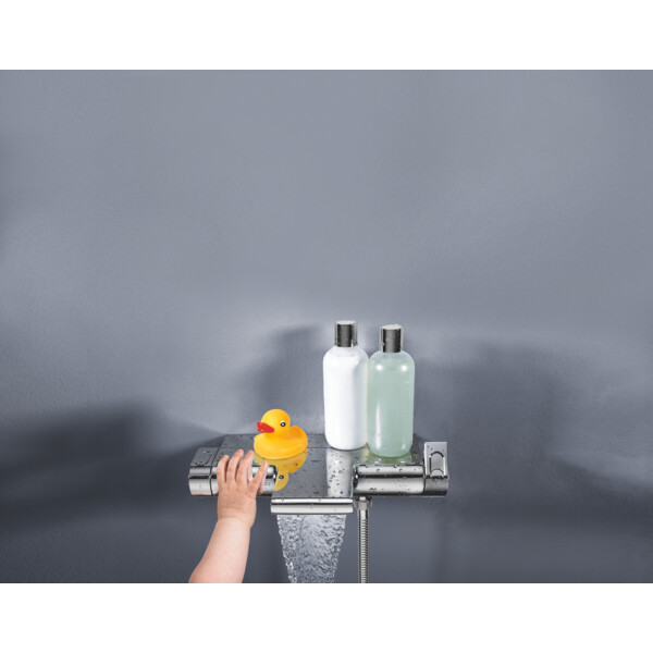 Grohtherm 2000 new - mitigeur bain-douche mural thermostatique - Grohe - 34467001