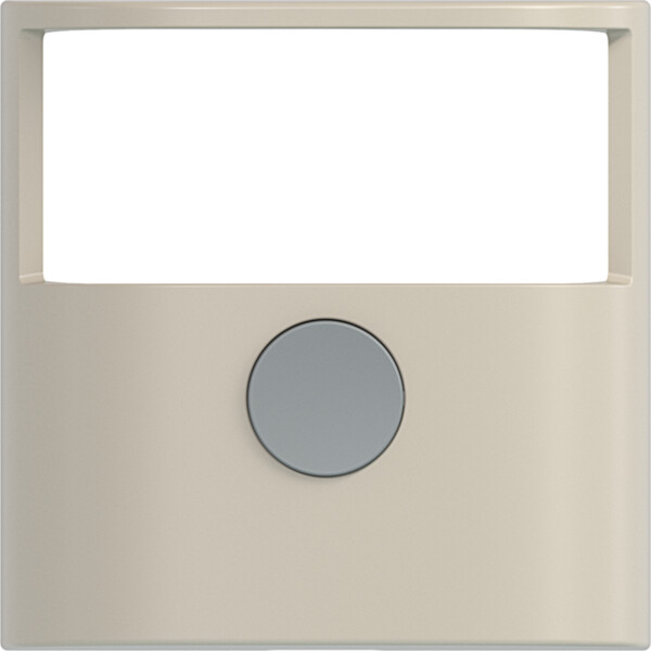 Enjoliveur interrupteur automatique gallery sand, plastique sable mat - Hager - WXD050S