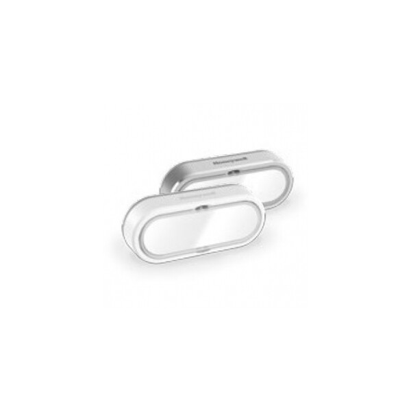 Bouton Sans Fil Lumineux / Porte Etiquette DCP911G - Pour Série 3 ou 9 - Gris Argent - Honeywell Friedland - Honeywell Friedland - 965790