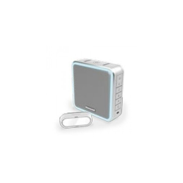 Kit Carillon Sans Fil Avec Transmetteurs Intégrés / Mélodies Personnalisables / Mode Sommeil / Halo Lumineux Et Bouton Poussoir DC917SGL - Série 9 - Gris Argent - Honeywell Friedland - Honeywell Friedland - 967534