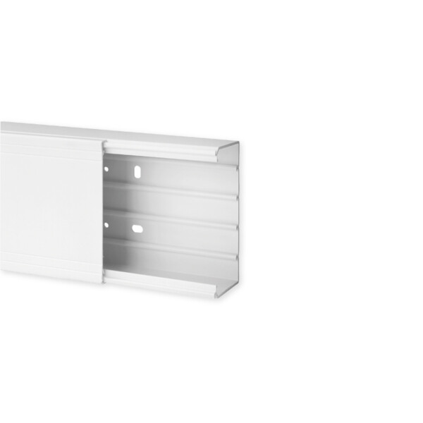 TA-G 120X60 W0 - Goulotte Cloisonnable 1 Couvercle TA-G Blanc - Iboco - B01787