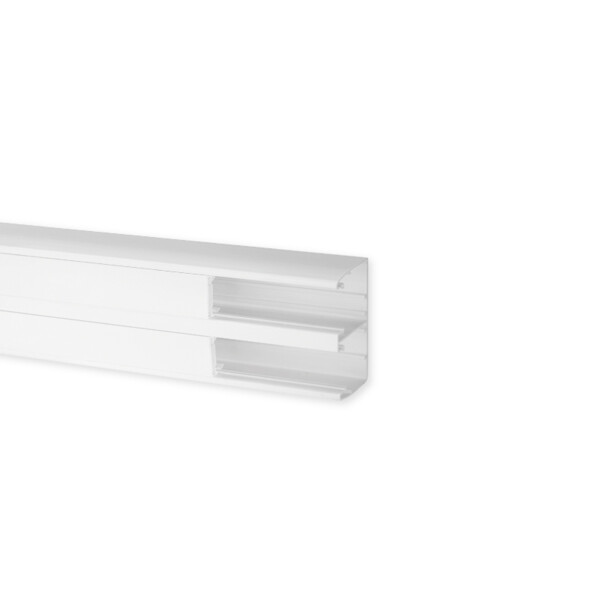 TA-C45 134/2X55 W0 - Goulotte d'Installation Clip45 2 Couvercles TA-C45 Blanc - Iboco - B04512