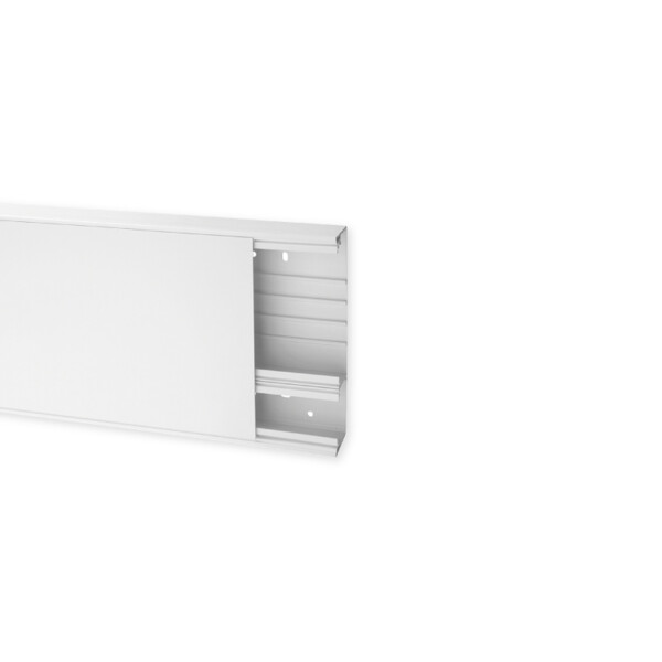 GTL-MONOPACK 250 - Goulotte Technique Logement 2.60ml 2 cmpts 1 couv Blanc - Iboco - B08702
