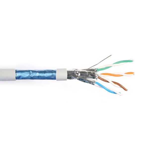Câble grade 3 TV + satellite - Câble multimédia 4 Paires LSZH couronne 100m - ID Cables - G34PFFTV1