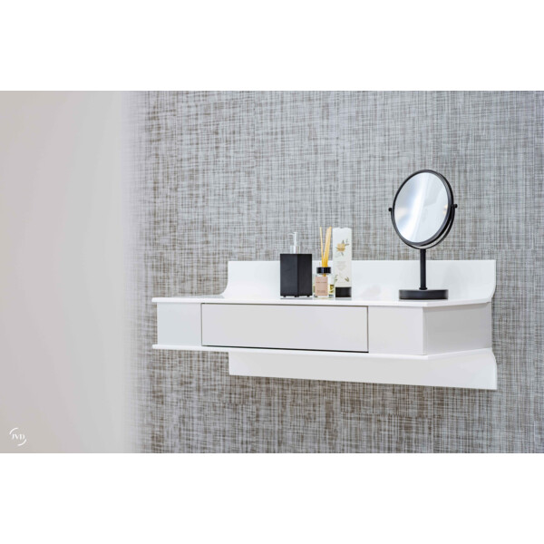 Miroir fiesta noir mat sur pied - JVD - 8661688