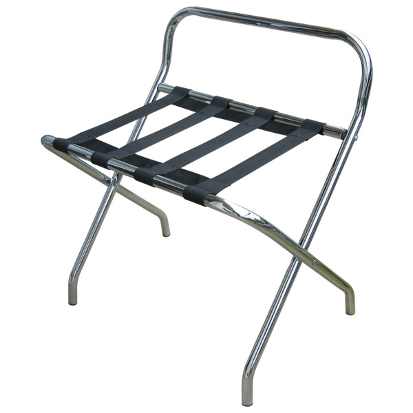 Rack bagage rack dosseret métal chromé - JVD - 866506