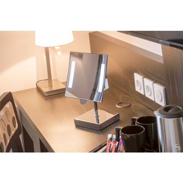 Miroir galaxy lumineux sur pied - JVD - 866986