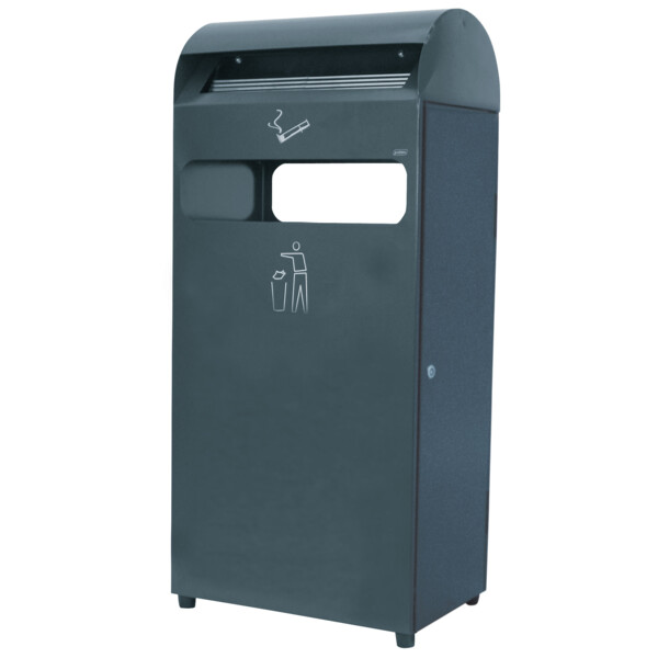 Cendrier 4,7l + conteneur 48l - JVD - 8991082