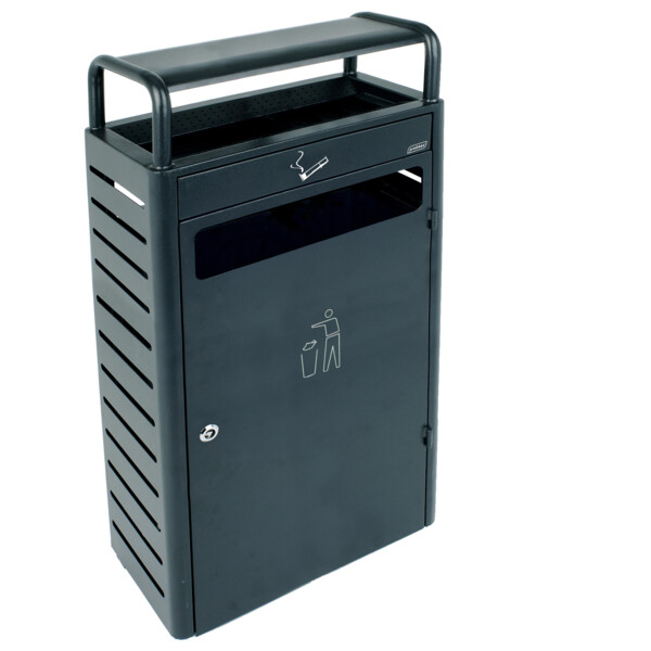 Cendrier 5,9l + conteneur 43l - JVD - 8991172