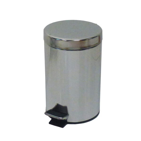 Collecteur à pédale 5l inox miroir - JVD - 899436