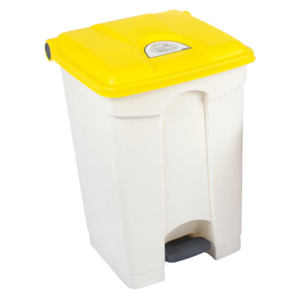 Container 45l blanc couvercle jaune - JVD - 899741