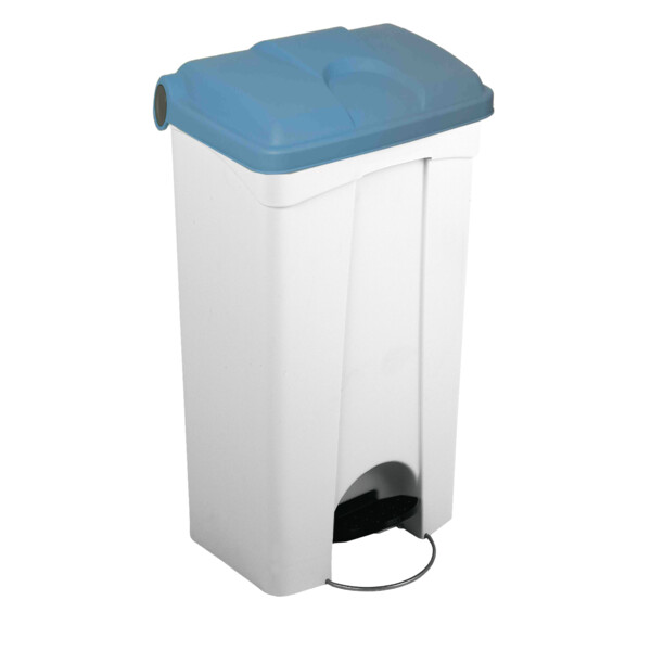 Container 90l blanc couvercle bleu - JVD - 899743