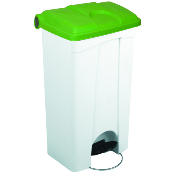 Container 90l blanc couvercle vert - JVD - 899745